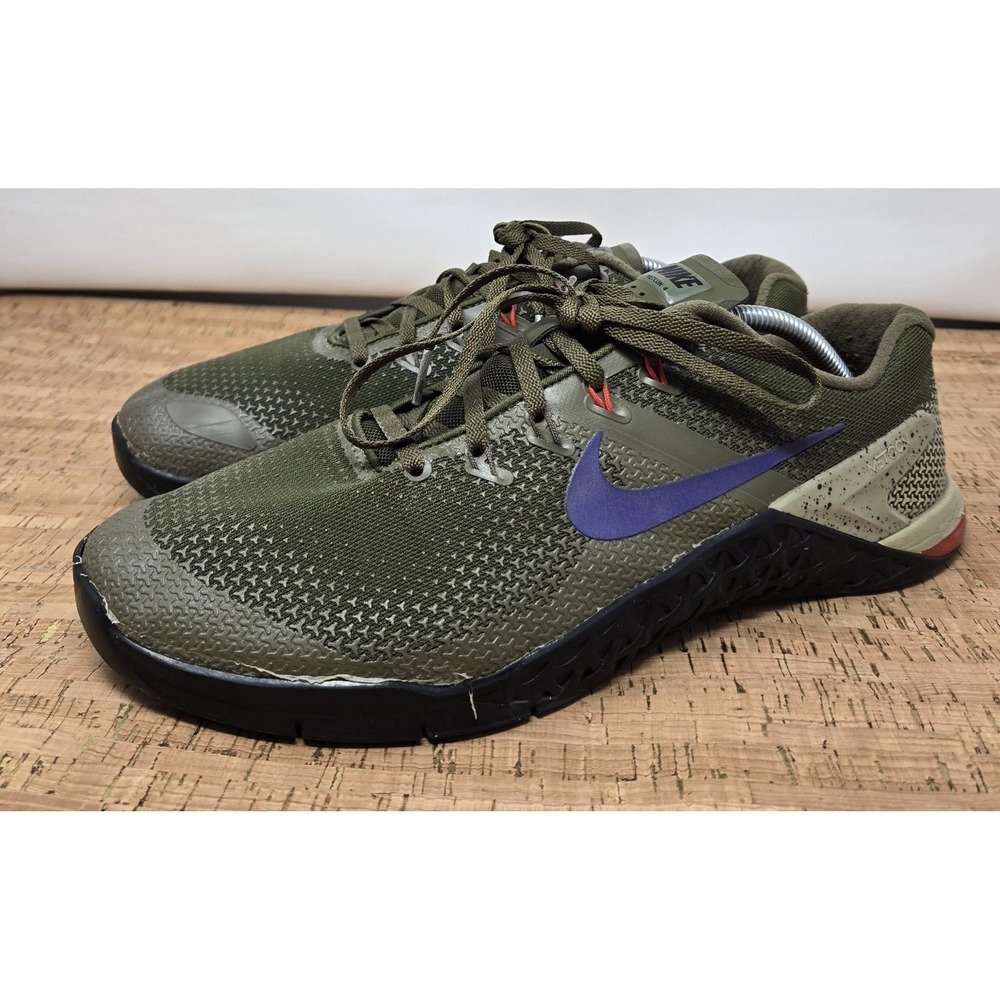 Nike Shoes‎ Metcom 4 Mens 12 Olive Running Athletic Sneakers AH7453-342
